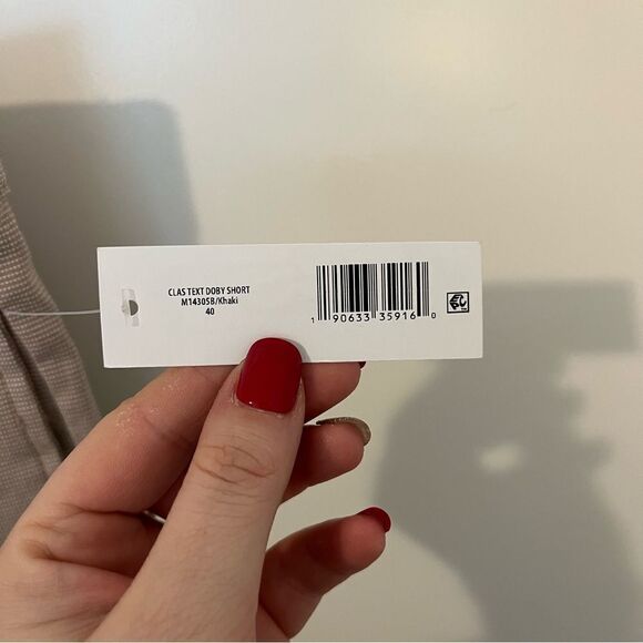 TailorByrd CONTRAST TRIM TEXTURED DOBBY
SHORTS NEW khaki Size 40 - Picture 11 of 16